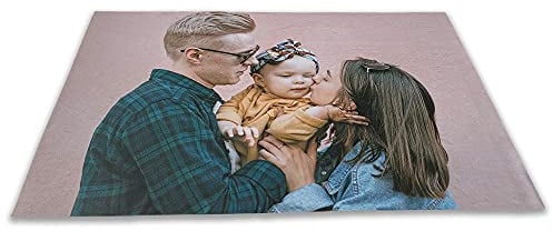 LOOXIS Personalisiertes essbares Foto & Text, selbst gestalten – 20x28 cm, Tortenaufleger, Zuckerbild, Fondant-Papier, versch. Größen – Kindergeburtstag, Taufe, Hochzeit – Rechteckig