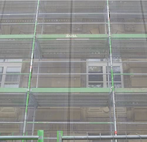 4x Gerüstschutznetz 50 g/m² 2,57m x 20m - Grün - Staubschutznetz