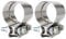 Tektall 2.5 Lap Joint Exhaust Band Clamp Preformed 304 Stainless Steel Lap Joint,Used to Seal Muffler, Outsets, Elbow Joints, Flex Pipes and Exhaust Tubing Connection (2 PCS)