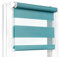 Fenster DEKOR - Rollos für Fenster Hell-Meergrün - Klemmfix Rollo ohne Bohren 120 x 110 cm - Doppelrollo mit einer breiten Auswahl an Größen und Farben - Blickdichte Rollos, einfach zu montieren