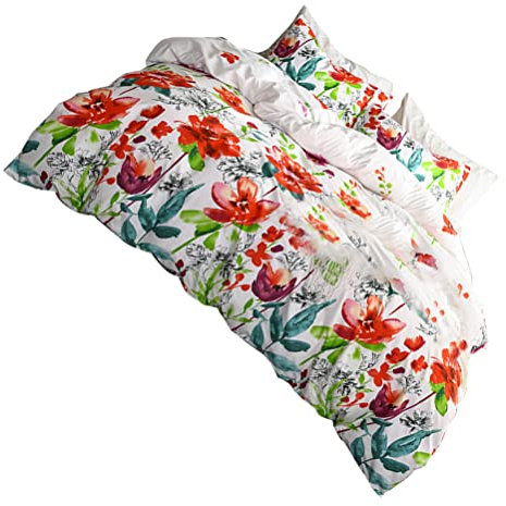 Homoyoyo 1 Satz Bett Mit Blumendruck Geblümte Bettwäsche Haushaltsbettwäsche Vintage Bettdecke Zarte Bettdecke Blumen p Colchas para Camas Baby Chemische Faser Mädchen Schmücken