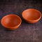 SWADESHI BLESSINGS Exclusive Range Juego de cuencos de barro sin esmaltar, cuencos de terracota, cuencos de tierra para aperitivos, ollas pequeñas de yogur/cuencos de barro, 4.5 pulgadas (juego de 2)