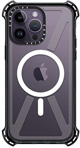 CASETiFY Bounce Schutzhülle für iPhone 14 Pro Max – Transparent Schwarz