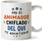 MUGFFINS Tazas para ANIMADOR hombre - En Español - Todos te advirtieron - 11 oz / 330 ml - Regalo original y divertido