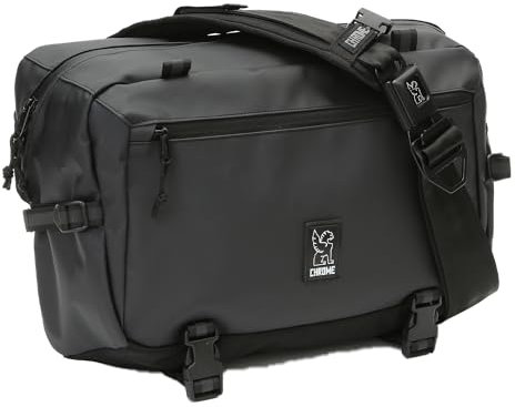 CHROME BG351BKTP KADET MAX BKTP_Black Tarp Bodybag, Schwarz, Tarp, 15 l, wasserdicht