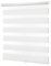 Ventanara® Doppelrollo schnurlos ohne Bohren Klemmfix Fenster Duo Rollo inklusive Montagematerial (weiß, 120 x 150 cm)
