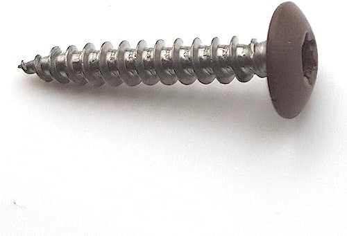 Vis pour penture 6x40 mm couleur rouille mars D2525 Inox A2 par 50
