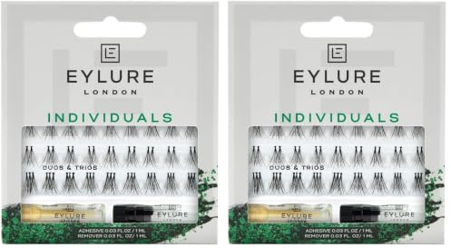 Eylure Lash Pro Semi Permanent Eyelash, Individual/Duos and Trios (Pack of 2)