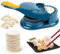 RUNEAY Ravioli Machine 2 en 1, Machine a Pate Moule Ravioli, Moule a Ravioli Laminoir Patisserie Machine à Raviolis, Gyoza Machine Moule à Pelmeni Emporte Piece Ravioli