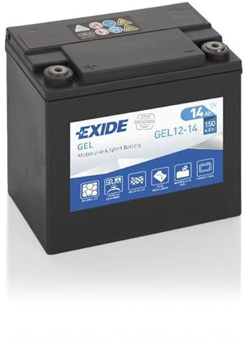 E-BIKERS Exide GEL Batterie 12-14 kompatibel BMW HP2 1200 Sport Megamoto F 800 GS S ST R Nine T Scrambler