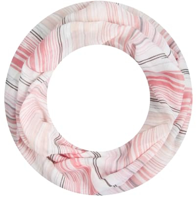 Majea Loop Schal Damen Schlauchschal Halstuch schmaler Loopschal (880051) (rot 8)
