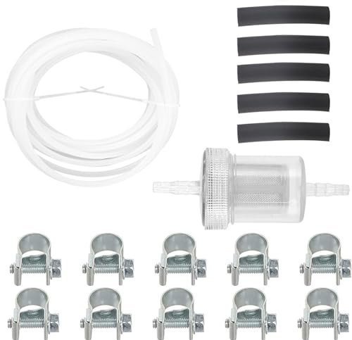 ESMUSSSEIN 5.1M Car Air Parking Heater Fuel Filter Tube Set Replacement Fuel Pipe Line Hose Clip 470499 Fuel Filter Crude Oil-Heater for Webasto Eberspacher