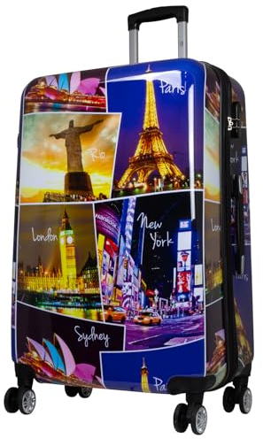 Trendyshop365 großer Reisekoffer Hartschale 77 cm - Janeiro