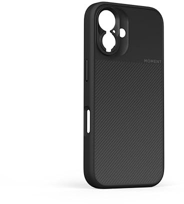 MOMENT Case für iPhone 16 | MagSafe-kompatibe | QuickLock-Filter und T-Serie-Objektive | Schwarz