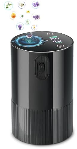 Konralasen Waterless Diffuser: Portable Nebulizing Essential Oil Diffuser, Aroma Diffuser for Car, Travel Use, Home