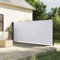 Store Latéral Rétractable, Brise-Vue Paravent Extérieur Pare-Soleil Auvent latéral rétractable Blanc 180x500 cm