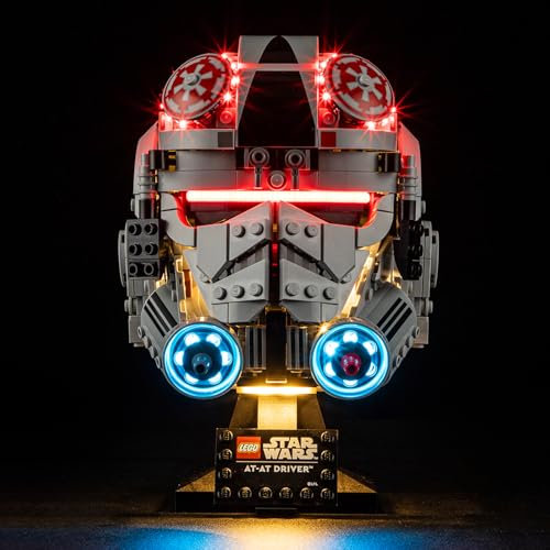 BRIKSMAX Light Kit for Lego-75429 AT-AT Driver Helmet -Led Lighting Compatible with Lego Star Wars Building Set- Not Include Lego Set