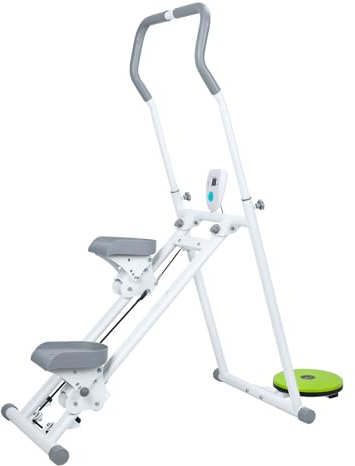 Karelwui Home Gym Ejercicio Escalera Stepper, Máquina escaladora vertical versátil con diseño plegable, resistencia ajustable para entrenamiento completo del cuerpo, equipo Cardio compacto