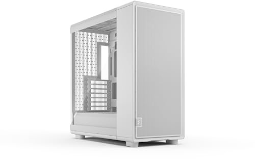 Fractal Design Epoch XL Weiß – Tempered Glass, leichte Tönung – High‑Airflow Gaming-PC‑Gehäuse – Mesh‑Front – DREI Momentum‑14‑Lüfter