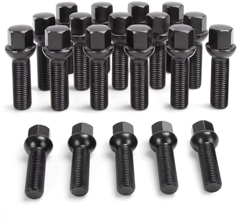 Autoradschrauben Kompatibel Mit VW Für Golf Für Tiguan Für Passat Für J&etta Radbolzen Mit Kugelbund M14x1.5(Shank 45mm)