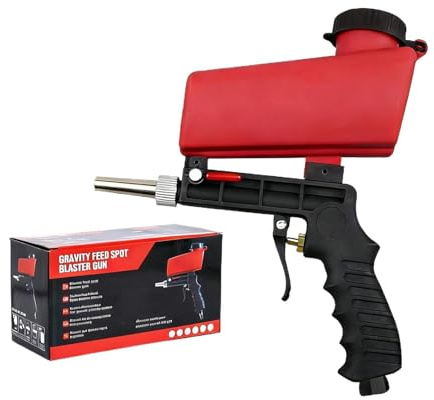 Outil de sablage | Outils pneumatiques portatifs portatifs | Sablage pour enlever la rouille et la peinture, enlever la peinture et les taches sur le métal, le bois, le verre, le béton, le carrelage