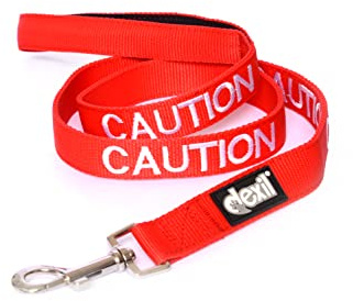 Dexil CAUTION FriendlyDogCollars Colour Coded Dog Accident Prevention Leads 1.2m Prevents Dog Accidents By Letting Others Know Your Dog In Advance Award Winning
