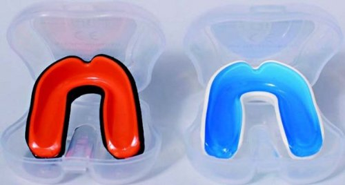 KWON Zahnschutz Senior orange-schwarz