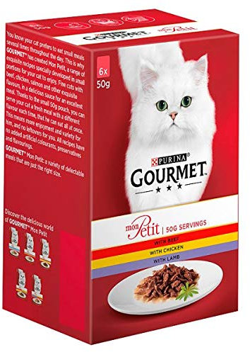 Gourmet Mon Petit Cat Food – Fleisch Pack Wet – 48 x 50 g Beutel