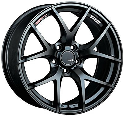 SSR GT V03 Flachrad schwarz lackiert (19 x 9,5 Zoll / 5 x 114 mm, 20 mm gekröpft)