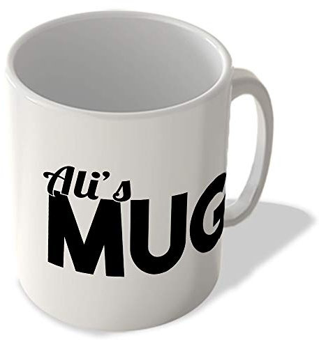 McMug - Ali's Mug - Name Mug, Ceramic, 11fl.oz.