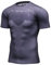 Red Plume Men's Compression Sports Shirt Short Sleeve Bat Athletic Tank Top - -