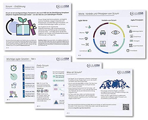 Scrum-Grundlagen - Wissenskarten - Steigern Sie das Wissen und die Produktivität Ihres Teams - DEUTSCHE Version