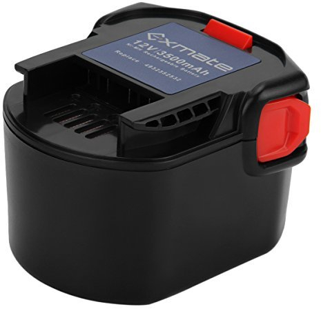 Exmate 12V 3.5Ah Batteria per AEG 12V B1214G B1215R B1220R M1230R 0700980320 4932352105 4932352532 4932399696