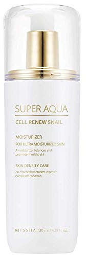 Missha Super Aqua Zelle Erneuern Schnecke Wesentlich Feuchtigkeitscreme, 130 ml