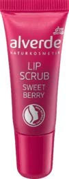 alverde NATURKOSMETIK Lip Scrub Sweet Berry, 1 x 8 ml
