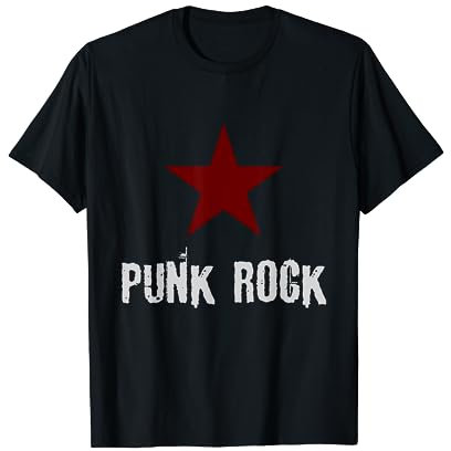 Punk Rock T-Shirt mit dem Punk Rock Stern T-Shirt
