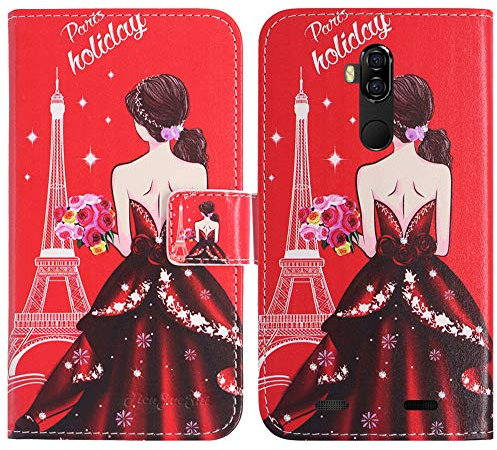 TienJueShi Traumfrau Flip Book Stand Brieftasche Leder Tasche Schütz Hülle Handy Telefon Case Für AGM X3 5.99 inch Abdeckung Fall Wallet Cover Etüi