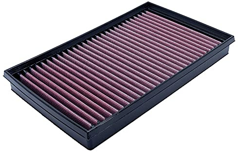 DNA Filtro Aria ad Alte Prestazioni Compatibile per Volkswagen Golf VII 1.6 Diesel (12-20) con Efficienza di Filtraggio del 98-99% e Flusso d'Aria Incrementato del 26.85% PN: P-VW20S20-01