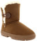 Polar Bambini Singolo Bottone Pelliccia Sintetica Impermeabile Pioggia Inverno Stivali Da Neve Caldi E Comodi Per Le Passeggiate All'aperto - Marroni - PL0445/EU31