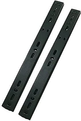 1 Paar Schubladenführung Vollauszug Seitliche Montage Zweiteilige Schubladenführung, Tischtastaturführung für Softclose Schublade - Teleskopschienen (Size:23cm/9in)