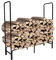 NYVI Kaminholzregal NYVILiving Ignio 119 x 34 x 103 cm aus Metall mit Wasserdichter Abdeckung - Wetterfest, Rostfrei, Hochbelastbar bis 150kg 0,42m³ - Brennholzregal Feuerholzregal für Innen & Außen