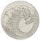 mubusi Tapis Vinyle Ronde Cuisine Salon - Différentes Tailles - (Tsunami 90x90 cm)