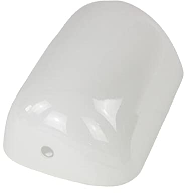 LOVIVER Banqueros Pantalla Adorno Estilo Retro Decoración Reemplazo Mesa Pantalla de lámpara Tradicional para Sala de Estar Oficina Farmacia Ventana de, Blanco