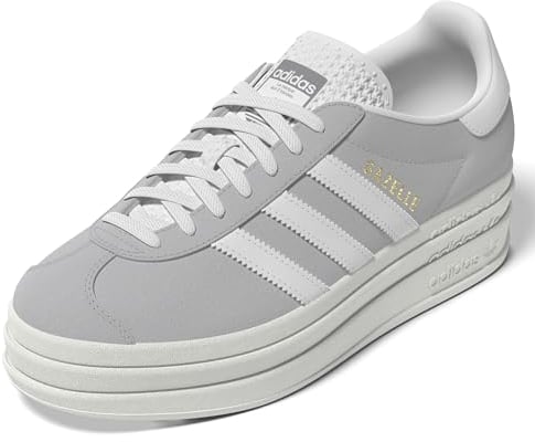 adidas Gazelle Bold W, Sneaker Donna, Grey Two Ftwr White Core White, 39 1/3 EU