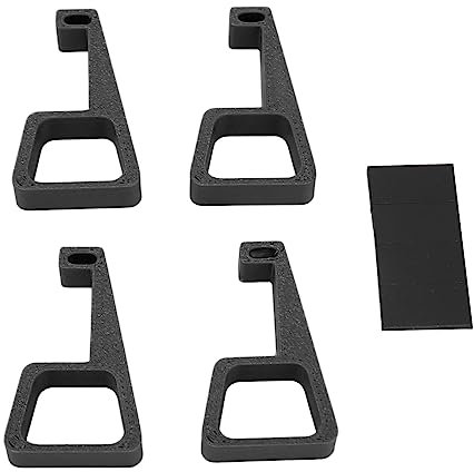 Soporte Horizontal para Consola de Juegos, Soporte para Pies de Refrigeración para Slim Console, Soporte Horizontal para Pies de Soporte, Soporte para Patas de Refrigeración, (Negro)