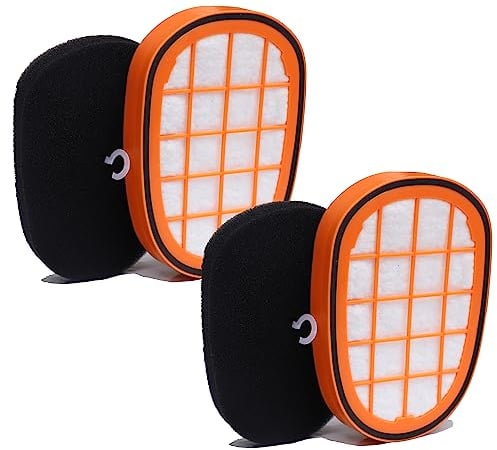 LRFDRESS 2 Stück Filters für Philips Speedpro Max Staubsauger Filter für FC6826 XC7042 XC8045 XC8147 XC8347 FC6812 Ersetzt Philips akku Staubsaugerfilter FC5005/01(2 Motorfilter +2 Schaumfilter)