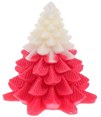 COLLBATH 1stk Weihnachtsbaumkerzen Weihnachtliche Kamindekoration Weihnachtsteelichter Weihnachtliches Teelicht Weihnachtsbaumduft Urlaub Teelichter Winterkerzen Spa Soja-wachs Ornamente