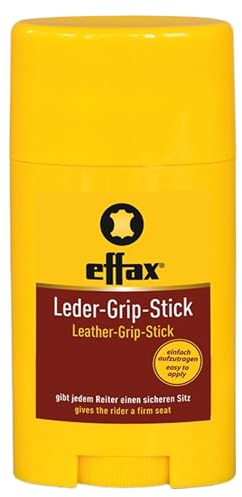 RL24 Effax - Leder-Grip-Stick | Leder Haftstick | für einen sicheren Sitz | Haftcreme ohne Verkleben | mit effax Anti-Rutsch Rezeptur | Leder Haftmittel | 1 x 50 ml
