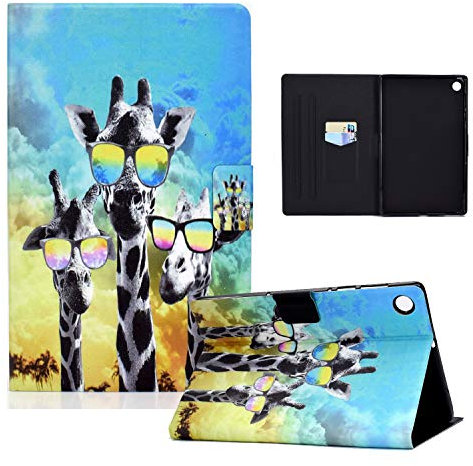 LSPCASA Funda para Samsung Galaxy Tab A9 Plus de 11 pulgadas de piel sintética con ranuras para tarjetas y función de soporte, compatible con Samsung Galaxy Tab A9+ (SM-X210/X215/X216), diseño de