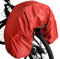 VAOLOAV 100L Regenhülle für Regenüberzug Rahrradkorb Fahrradtasche Gepäckträger wasserdichte Rot